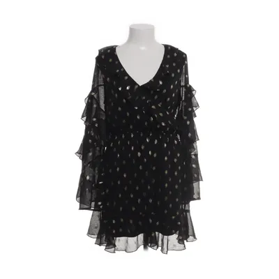 Omlottklänning (Svart, Guldfärgad) från Boohoo