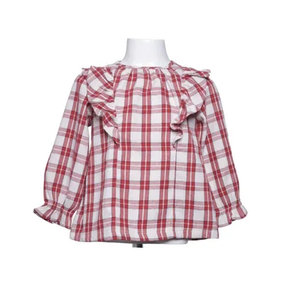 Blouse (Red, Beige) from Alana