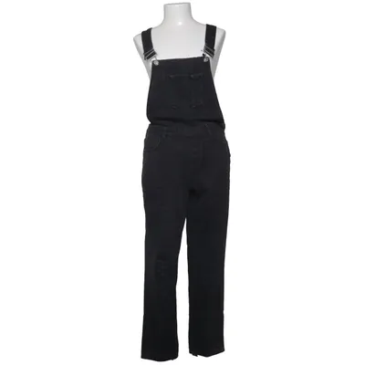 Hängselbyxor (Svart) från New Look Denim Bomull, Polyester