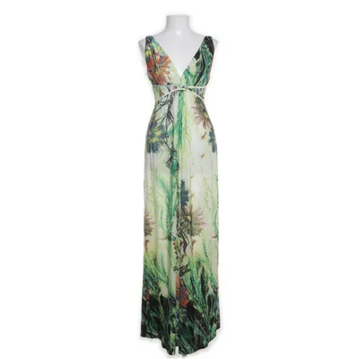 Maxi dress (White, Multicolored) from Stella Morgan Elastane, Polyester