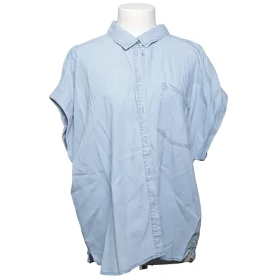 Korte mouwen shirt (Blauw) van Hema Lyocell
