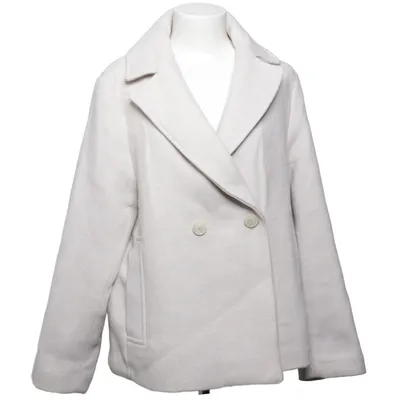Pea coat (Beige) from H&M Acrylic, Polyester