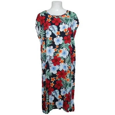 Klänning (Blå, Röd, Grön, Orange, Vit, Flerfärgad) från Villa Bomull, Polyester