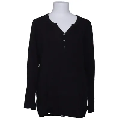 Henley shirt (Zwart) van EDC by ESPRIT Viscose