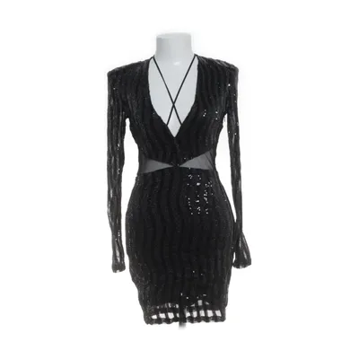 Cocktailklänning (Svart, Silverfärgad) från Vanessa Moe x NA-KD Polyester