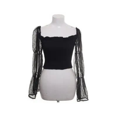 Crop top (Black) from Boohoo Polyester
