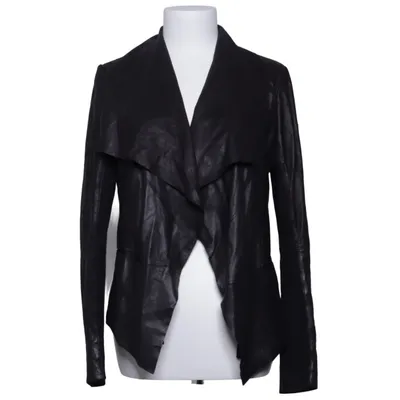 Leren jack (Zwart) van Gipsy Katoen, Leer, Polyester
