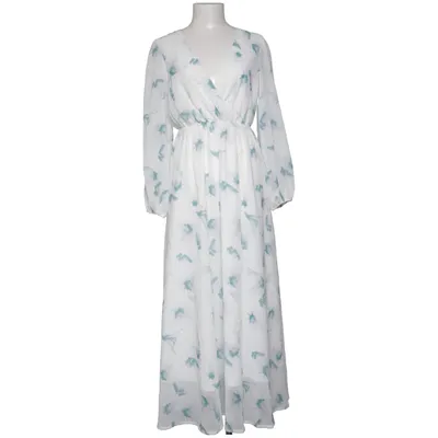 Långklänning (Vit, Grön) från Shein Polyester