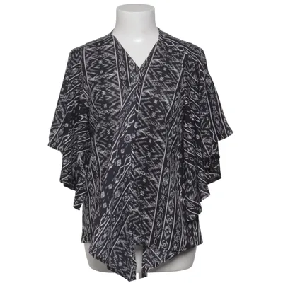 Wrap top (Black, White) from Elan
