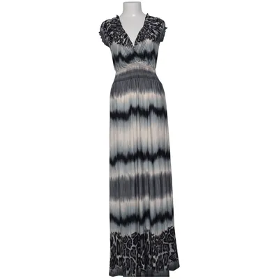 Maxi dress (Black, White, Gray) from Stella Morgan Elastane, Polyester