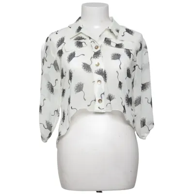 Blus (Vit, Svart) från Lyxx Polyester