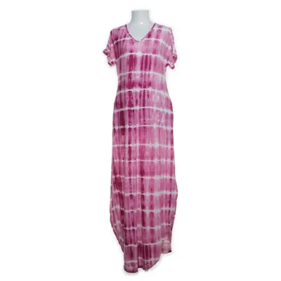 Maxi dress (Pink, White) from Bodyflirt Boutique