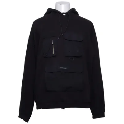 Capuchon sweater (Zwart) van Black Squad Katoen, Polyester