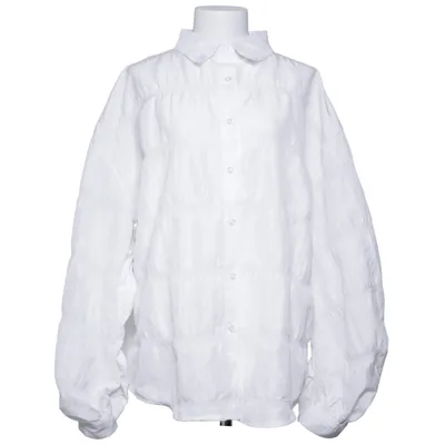 Bluse (Hvid) fra Guts & Gusto Bomuld, Polyester