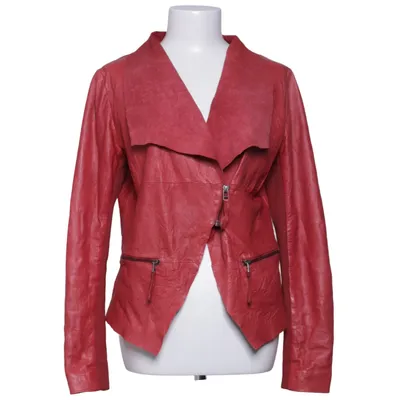Leather jacket (Red) from Cigno Nero Leather