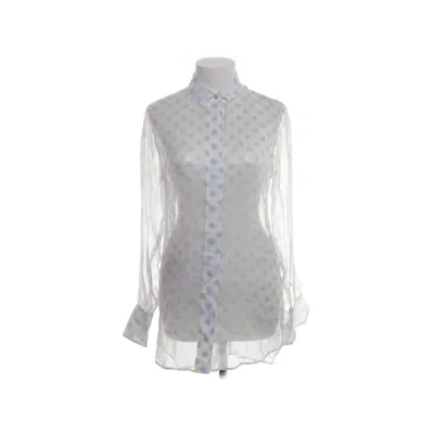 Blouse (Transparant, Wit, Blauw) van Nadine H