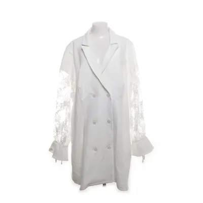 Blazer (White) from Saint Genies Elastane, Polyamide, Polyester