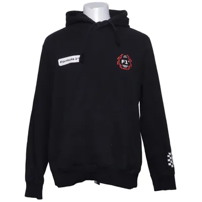 Kapuzenpullover (Schwarz) von H&M Baumwolle, Polyester