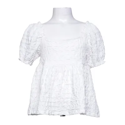 Top (Wit) van Gina Tricot Elastaan, Polyester