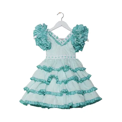 Déguisement (Vert, Blanc) Coton, Polyamide, Polyester