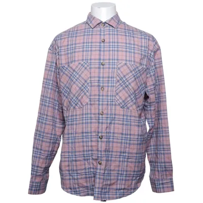 Chemise en flanelle (Rose, Bleu) de Topman Polyester, Viscose