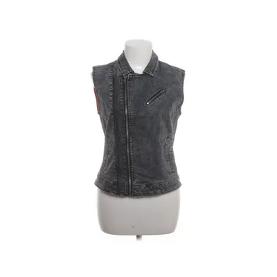 Spijker gilet (Grijs) van ONLY Blue Behavior Katoen, Elastaan