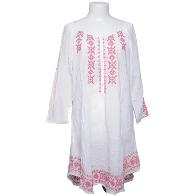 Tunika (Hvid, Pink) fra Rosebud Bomuld
