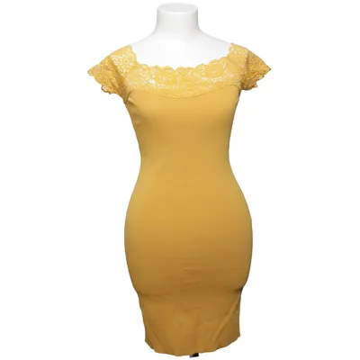 Klänning (Gul) från Vintage Dressing Nylon, Viskos