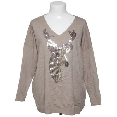Sweater (Beige) from Via Code Acrylic, Elastane, Polyamide, Polyester, Wool
