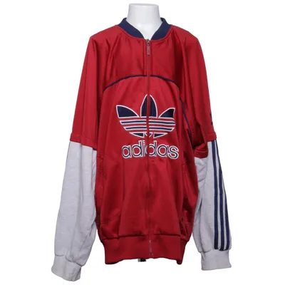 Sports jacket (Red, Gray, Blue) from Adidas Originals Cotton, Polyester