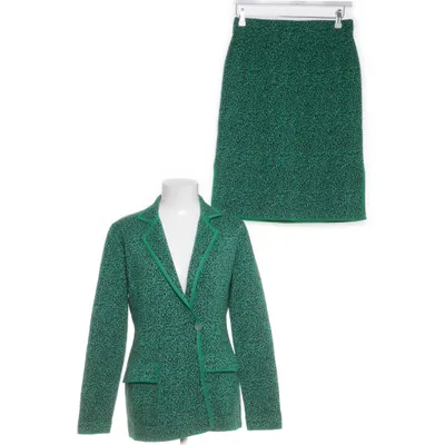 Set (Groen, Zwart) van Oleana Merinowol, Zijde