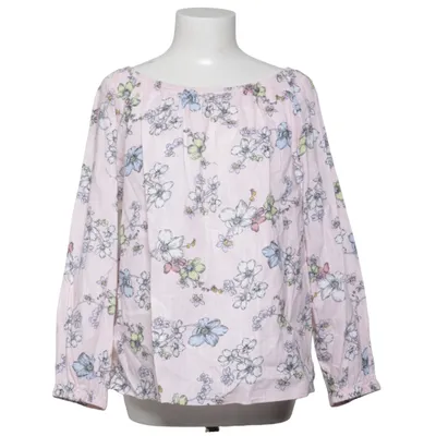 Blouse (Pink, Multicolored) from Line of Oslo Cotton, Linen