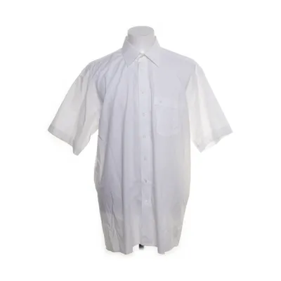 Short sleeve shirt (White) from Seiden Sticker Cotton, Wool