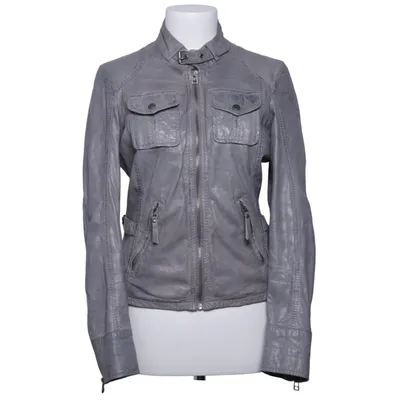 Veste en cuir (Gris) de Gipsy