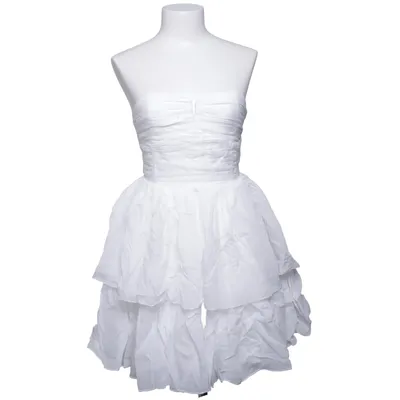 Kjole (Hvid) fra H&M Modern Classic Lyocell, Polyamid, Polyester