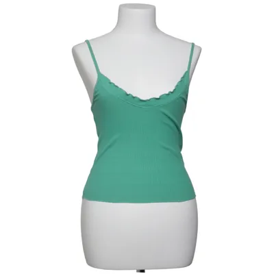 Crop top (Grön) från Gina Tricot Bomull, Elastan