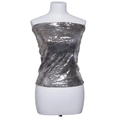 Top tube (Gris) de Bandolera Élasthane, Polyester, Viscose