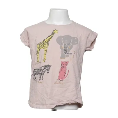 T-shirt (Beige, Flerfärgad) från Lindex Kids Bomull