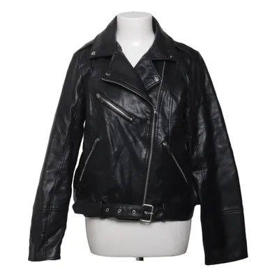 Bikerjacka (Svart) från DeFacto Woman Bomull, Polyester, Polyuretan, Viskos