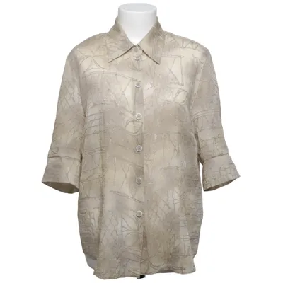 Short sleeve shirt (Beige) from Silbor Polyester