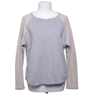 Long sleeve T-shirt (Gray, Beige) from Strenesse Cotton, Polyamide