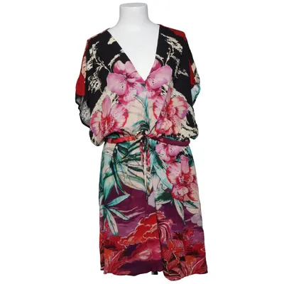 Jurk (Roze, Zwart, Meerkleurig) van Desigual Viscose