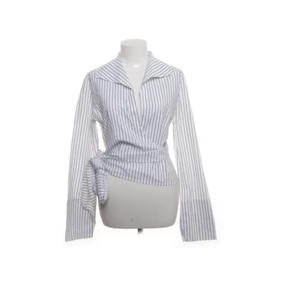 Wrap blouse (White, Black) from Pauw