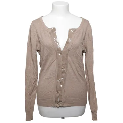 Cardigan (Beige) van Hallhuber Donna Katoen, Wol