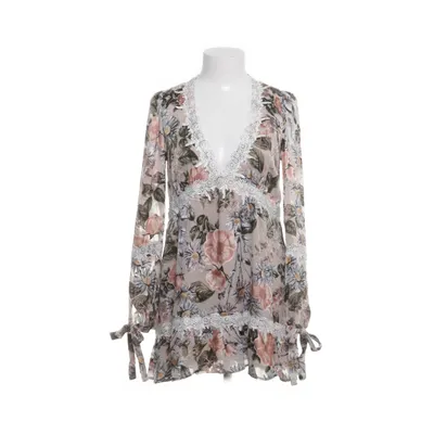 Dress (Beige, Multicolored) from For Love & Lemons Polyester, Silk, Viscose