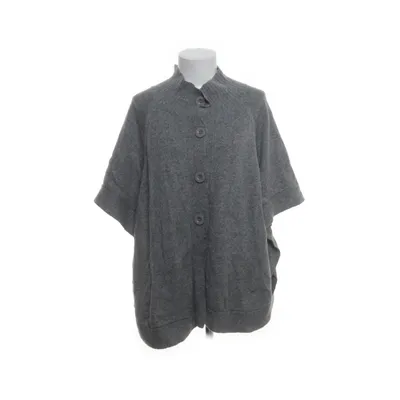 Poncho (Gray) from Couchel Angora, Polyamide, Wool, Viscose