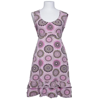 Jurk (Roze, Groen, Bruin) van Me&i Katoen, Elastaan