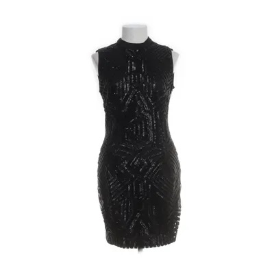 Cocktailklänning (Svart, Silverfärgad) från House Polyester