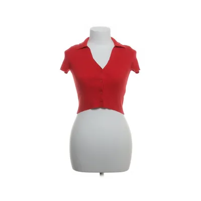 Crop top (Röd) från Bershka Polyamid, Viskos
