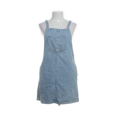 Dungaree dress (Blue) from Topshop Moto Cotton